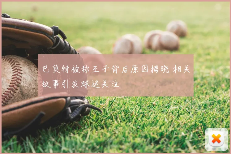 巴莫特被称王子背后原因揭晓 相关故事引发球迷关注